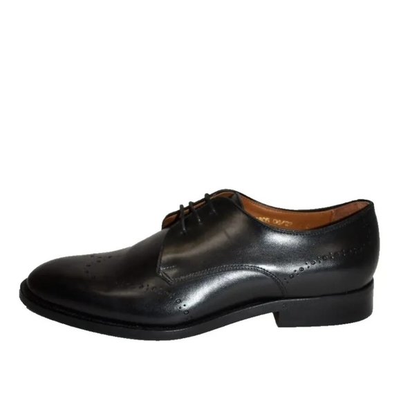 New! Allen Edmonds Lucca Derby Black Leather 8 D 511805 DD374 Made in Italy main image 6